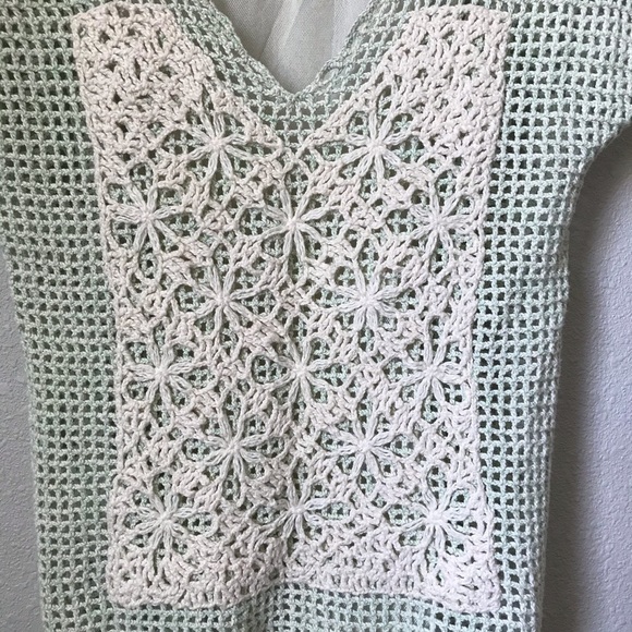 Anthropologie Field Flower Paned Hellebore Sweater - Picture 4 of 5